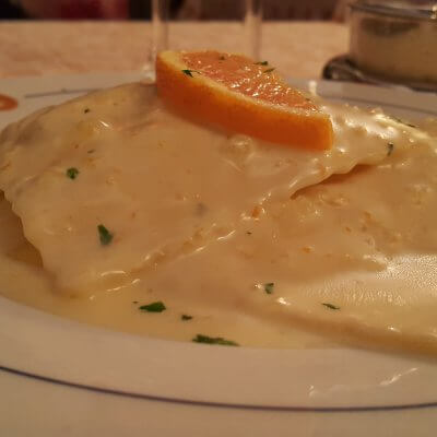 Ravioli all'arancia